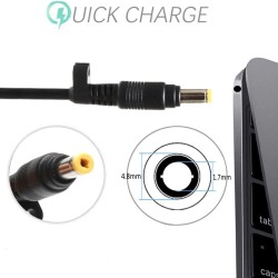 HP 18.5V 3.5A 65W Charger / Power Adapter with 4.8x1.7mm Tip