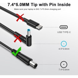 Hp 18.5V 3.5A Charger / Power Adapter with 7.4x5.0mm Tip