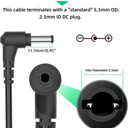 Lenovo 19V 4.74A Charger / Power Adapter with 5.5x2.5 mm Tip