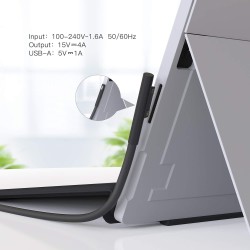 Microsoft Surface 15V 4A Charger / Power Adapter with Magnetic Tip