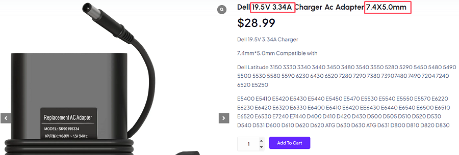 fit your laptop charger by tip